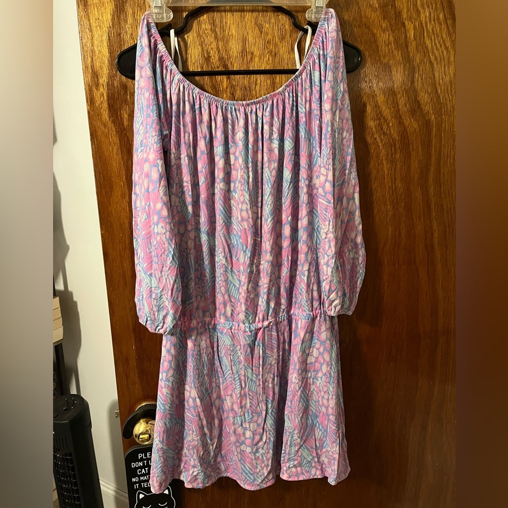 Lilly Pulitzer Lana Skort Romper in Pink Sorbet High Altitude, Size Large